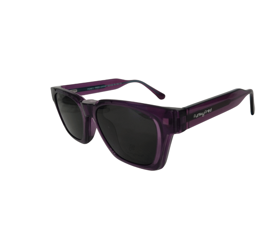 Funky Fred Amethyst Clear